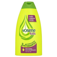 Kids 3in1 Conditioning Shampoo with Head Lice Repellent (250ml) - Pack of 2 by Vosene