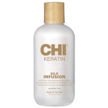 Keratin Silk Infusion ; Reconstructing Keratin Treatment Hair Serum ; Leave-In Hair Oil for Dry Damaged Hair ; Hydrates, Restores & Adds Shine ;