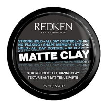 Matte Clay, Styling Clay for a Flexible Bed-Head Hold, For Men and Women, Color-Safe Formula with UV Filters, 50 ml