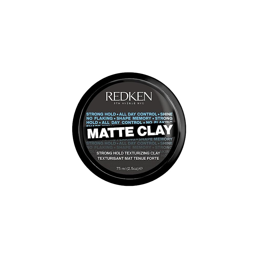Matte Clay, Styling Clay for a Flexible Bed-Head Hold, For Men and Women, Color-Safe Formula with UV Filters, 50 ml