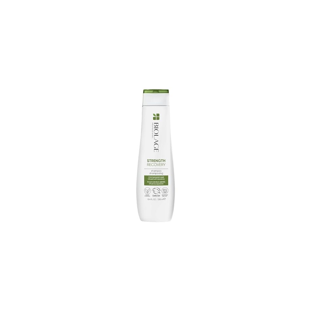 Biolage Professional Strength Recovery Vegan Cleansing Shampoo Infused With Vegan Squalane, For Damaged Hair, 250Ml