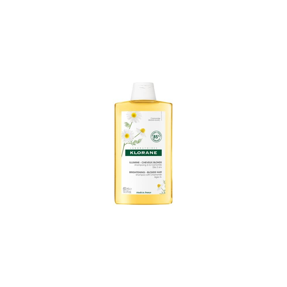 Klorane Brightening Shampoo With Camomile For Blonde Hair, 1 X 400Ml Bottle