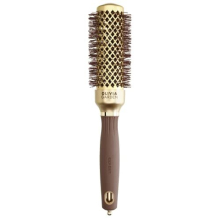 Olivia Garden Expert Blowout Shine 35 Wavy Bristles Gold & Brown 35 mm