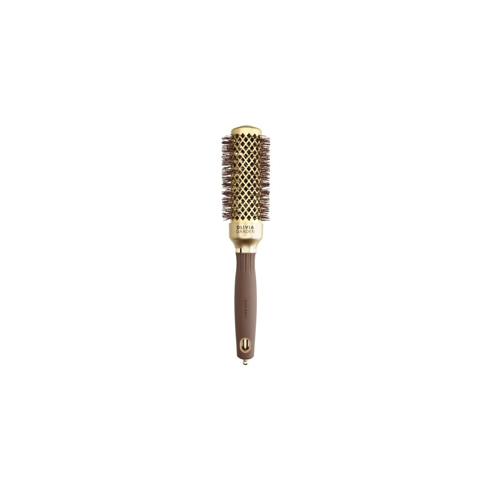 Olivia Garden Gold/Brown - Expert Blowout Shine & Hairbrush - 35