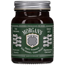Morgan's Pomada Mate Bajo Brillo/Fijación Firme 100G, Negro, Estandard