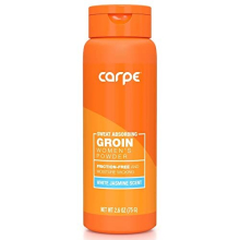 No-Sweat Groin Powder (For Women) - Designed for Maximum Sweat Absorption - Mess and Friction Free, Stop Chafing