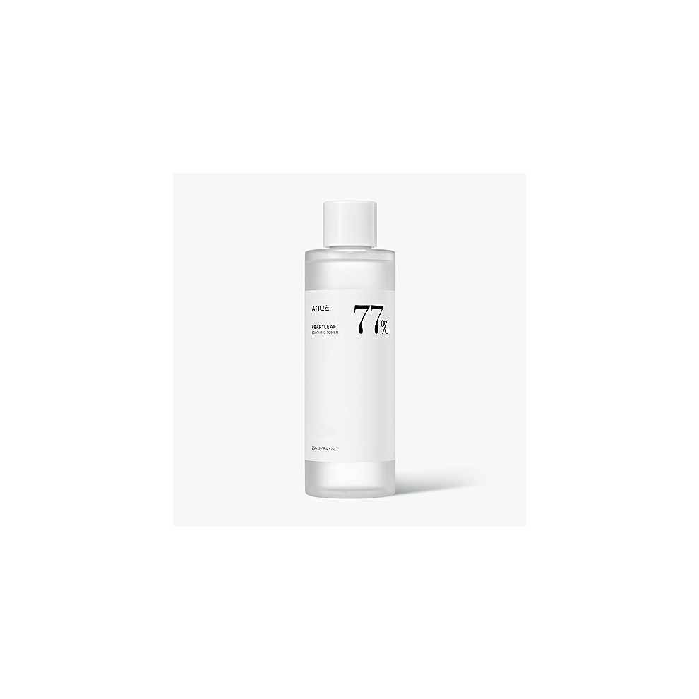 Heartleaf 77% Soothing Toner I pH 5.5 Trouble Care, Calming Skin, Refreshing, Hydrating, Purifying, Cruelty Free, Vegan,(250ml / 8.45 fl.oz.)