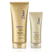 Derma Spa Body Lotion, 200ml with Face Cream Summer Revived Fair to Medium, 75ml, 2 Piece Set