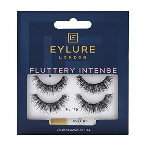 Eylure Fluttery Intense 179 Twin Pack, Black