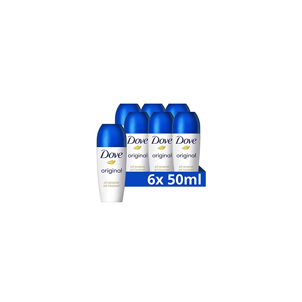 Advanced Care Original Anti-perspirant Deodorant pack of 6 with Triple Moisturising technology roll-on for 48 hours of protection 50 ml-image-OPC-PD72ZQS-NEW