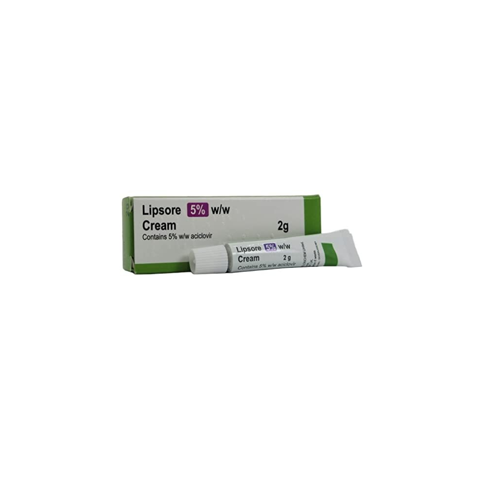 Lipsore Cream 5 X Cold Sore Treatment - 2G - 5% W/W (5 X )