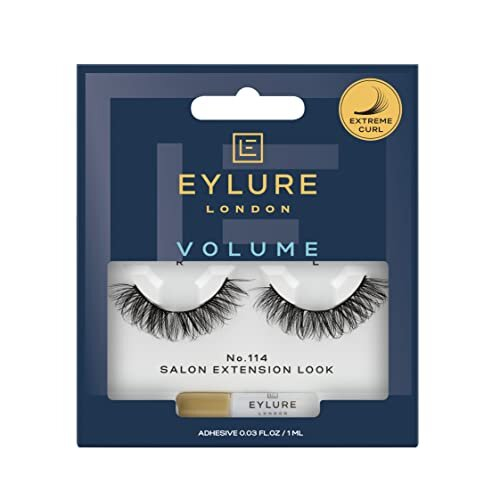 Eylure Volume No. 114 - Salon Extension Look - Extreme Curl, Black