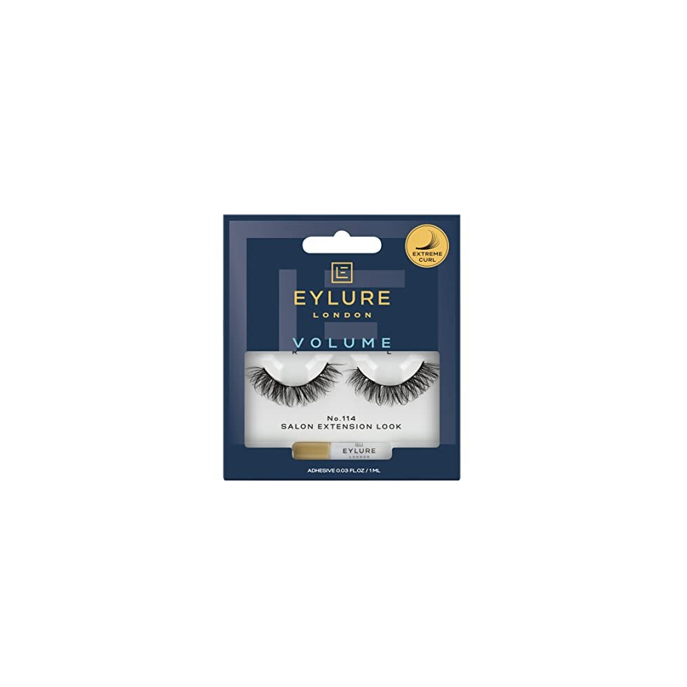 Eylure Black Volume No. 114 - Salon Extension Look - Extreme Curl,