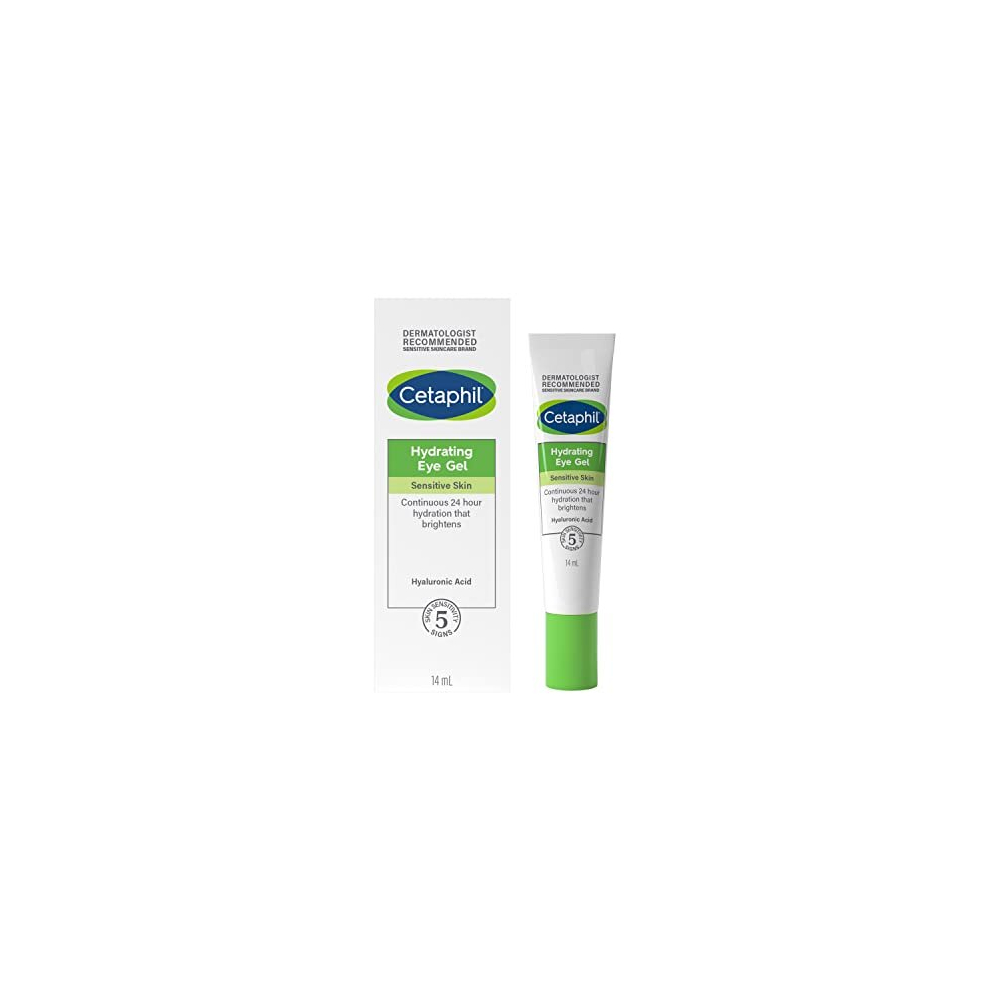 Cetaphil Hyaluronic Acid Eye Gel, 14Ml, Eye With Niacinamide, Visibly Reduce Circles, Vegan-Friendly Cream/Dark