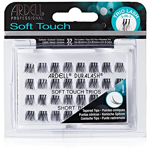 Ardell Weiche Touch Trios Einzellash-Short Schwarz