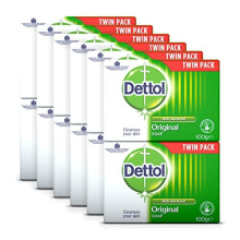 Antibacterial and Moisturings Bar Soap Original,  Pack of 12