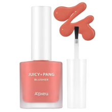 JUICY-PANG WATER BLUSHER - Moisturizing finish - Easy blending blusher - Natural look - K-beauty (Peach - CR01)