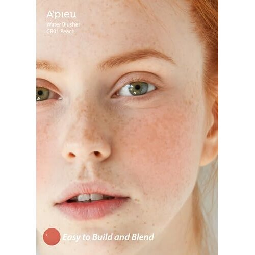 A'PIEU JUICY-PANG WATER BLUSHER (CR01 - Ροδάκινο) Κορεατικό Υγρό Ρουζ για Μάγουλα 2