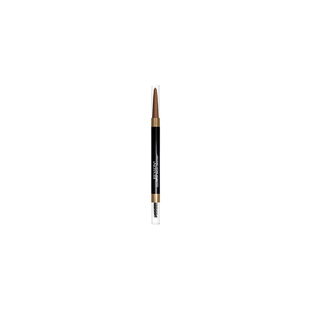 Colorstay Eyebrow Pencil Creator with Powder & Spoolie Brush to Fill, Define, Sculpt, Shape & Diffuse Perfect Brows, Soft Brown (605)