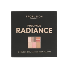 FULL FACE PALETTE RADIANCE | 8 SHADE EYE, FACE & LIP PALETTE