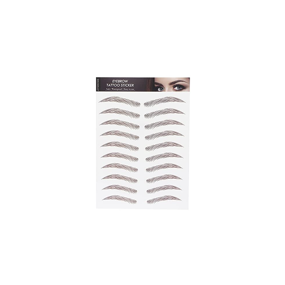 Brrnoo Eyebrow Transfers, Eyebrow Tattoo Sticker Eyebrow Transfer Sticker For Women,Eyebrows Tattoo Stickers Waterproof Long Lasting False Tattoos Peel Off