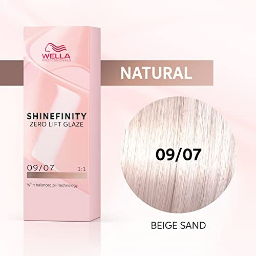 Wella Wella Shinefinity Zero Lift Glaze 60 ml 09/07 Beige Sand 1