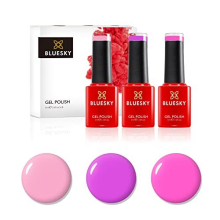 Gel Nail Polish Set, Candy Pinks. Sweet Pink Dc059, Pink Candy Neon27, Fresh Neon21. 3 X 5Ml. (Requires Curing Under Uv/Led Lamp)