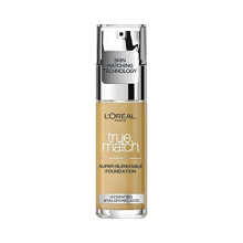 L'Oréal Paris True Match Liquid Foundation with Hyaluronic Acid 30ml and SPF, 6.5N Desert