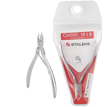 Staleks Pro Classic Series 12 Nipper cuticole 1/4 mascella 0,12 pollici (3 mm) strumento di manicure professionista salone Usa NC-12-3