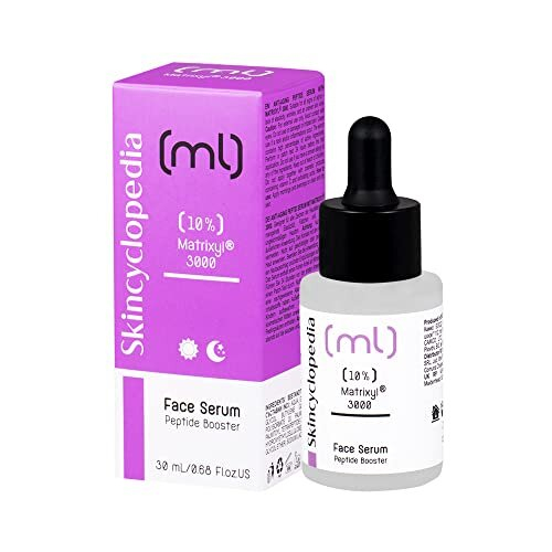 10% Matrixyl 3000 Serum with Vitamin C, Hyaluronic Acid and Retinol - Peptide Booster against Wrinkles, Hyperpigmentation and Pores - All Skin Types -