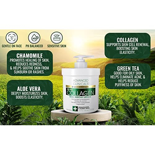 Advanced Clinicals Collagen Skin Rescue Lotion 1