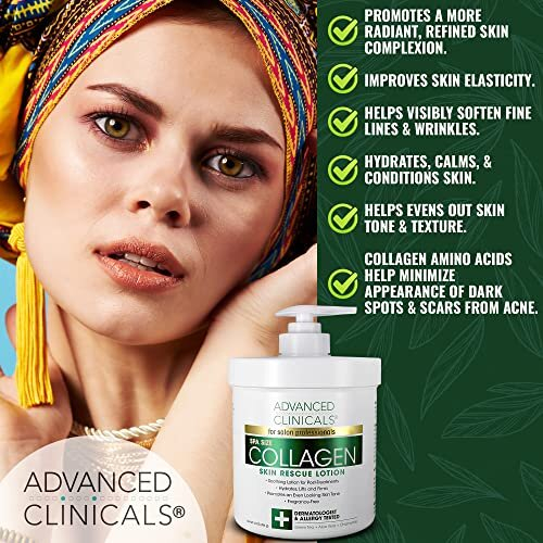 Advanced Clinicals Collagen Skin Rescue Lotion 2