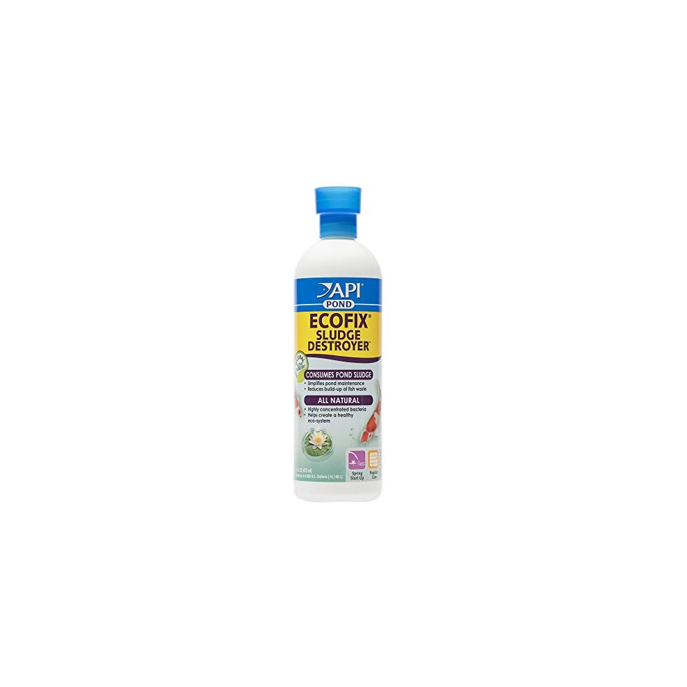 Ecofix Sludge Destroyer/Water Clarifier, Safe For Pets, 473 Ml
