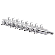 Aquarium 16 Way Inline Manifold Air Flow Pump Tubing Splitter Lever Control Valve