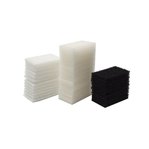 Compatible with Foam Carbon Polyester Filter Pads Set Fit for Fluval 2 Plus + Filter(Pack of 36)