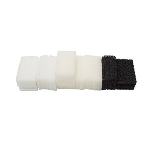 Compatible with Foam Carbon Polyester Filter Pads Set Fit for Fluval 2 Plus + Filter(Pack of 36) 2