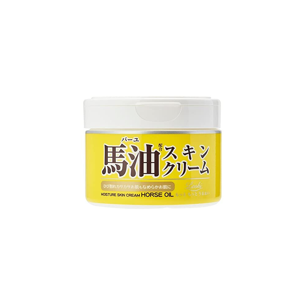 Japan Cream Cosmetex Roland Loshi Horse Oil Skin Moisture 220G