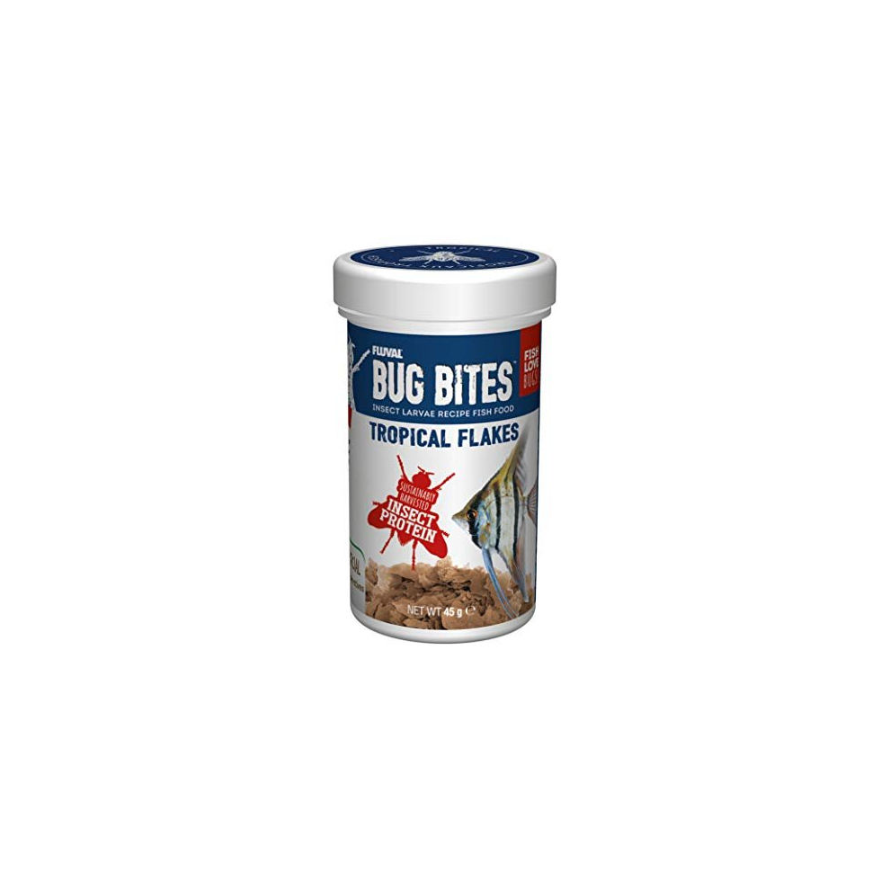 Bug Bites Tropical Flakes Fish Food 45g