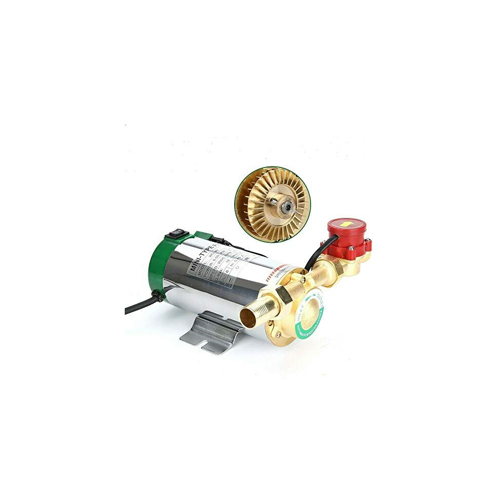 90W 220V Automatic Water Pressure Booster Pump Shower Household Boost Pressure and Circulate Water for Home Garden