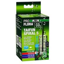 PROFLORA CO2 TAIFUN SPIRAL 5, CO2 reactor, for freshwater aquariums , including hose,transparent / black,200 l