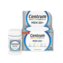 Men 50+ Multivitamin & Mineral Tablets, 24 essential nutrients including Vitamin D, Complete Multivitamin Tablets, 30 tablets