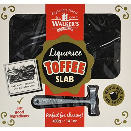 Walkers NONSUCH Original Liquorice Toffee Slab - 400gram