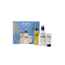 AVEENO Skin Relief Gift Set with Moisturising Lotion 300ml, Body Oil Spray 200ml and Hand Cream 75ml, Sensitive Skin Gift, Helps Heal Dry Skin,