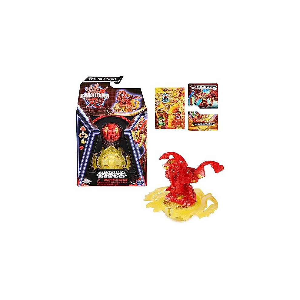 Bakugan , Special Attack Dragonoid, Spinning Collectible, Customisable Action Figure And Trading Cards, Kids' Toys For Boys And Girls 6 And Up
