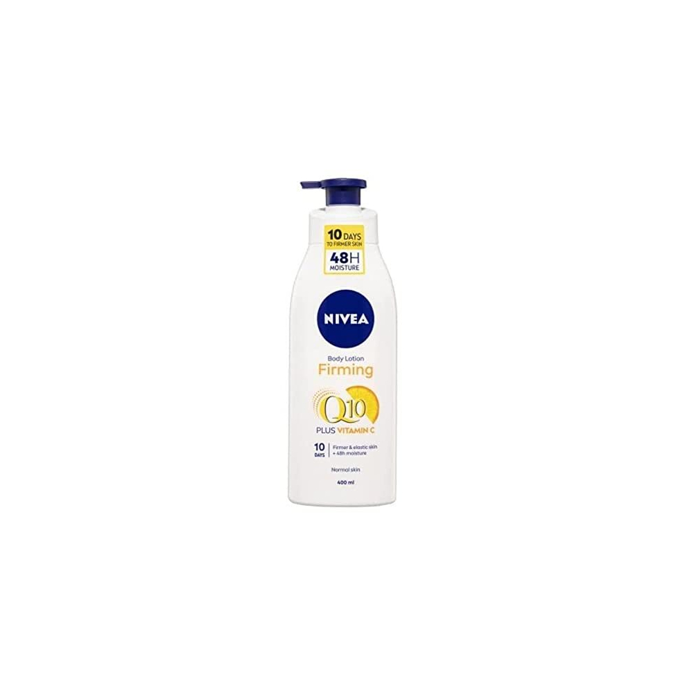 Firming Body Lotion Q10 + Vitamin C Pack Of 6 (6 X 400ml), Nourishing Body Lotion With Q10 & Vitamin C, NIVEA Soft Moisturising Cream For Firm Skin