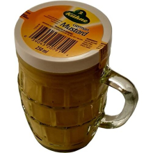 Traditional Smooth & Mild German Mustard in Beer Mug Glass Jar 250 ml x 1