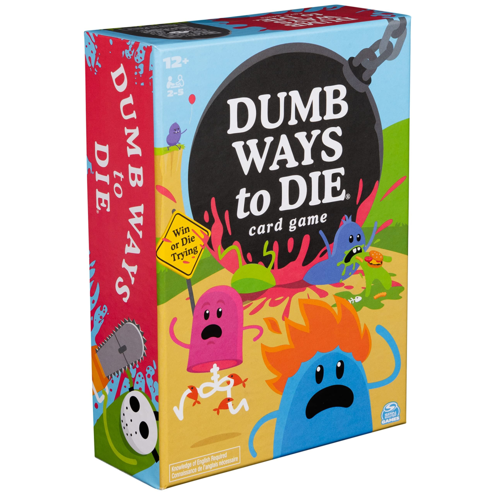 Dumb Ways to Die Card Game Based on the Viral Video, Card Games for Adults | Party Games | Adult Games | Fun Games, for Families & Kids Ages 12 and up