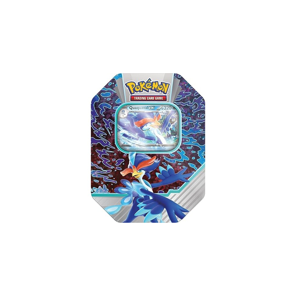 Pokémon Tcg: Paldea Partners Tin – Quaquaval Ex (1 Foil Promo Card & 4 Booster Packs)