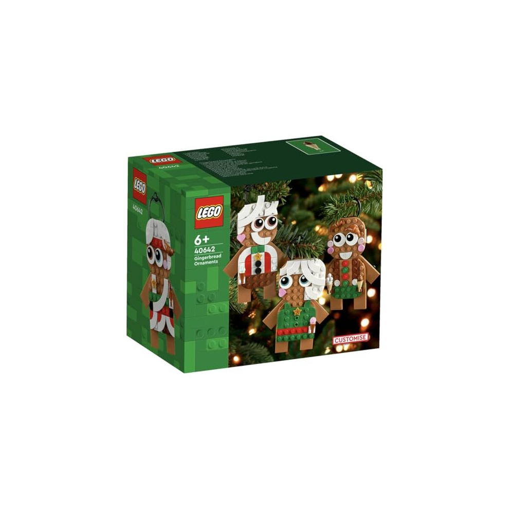 40642 Gingerbread Ornaments Perfect for Christmas Decorations and Customisable 6+ 190 Pieces