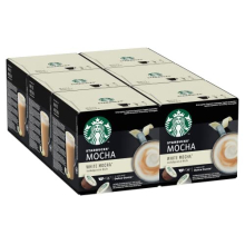 White Mocha by NESCAFÉ Dolce Gusto, 72 Mocha Coffee Pods (6 packs), White Chocolate Notes, Mocha Flavour with Espresso Roast